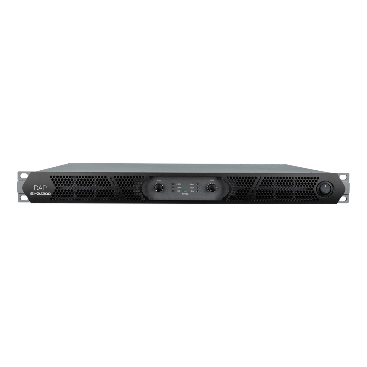DAP SI-2.1200 2x 1200 W installatieversterker DAP SI-2.1200 2x 1200 W installatieversterker