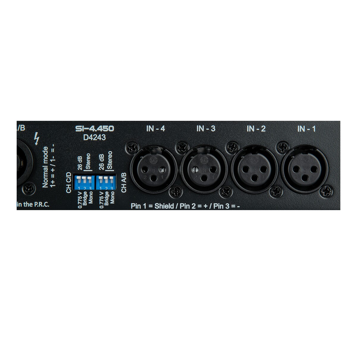 DAP SI-4.450 4x 450 W installatieversterker DAP SI-4.450 4x 450 W installatieversterker