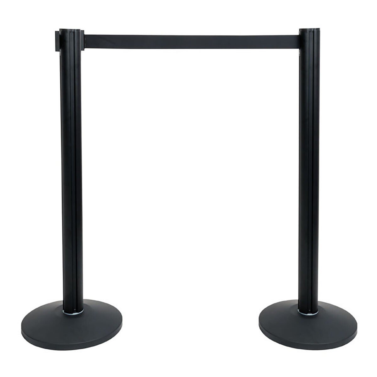 Showgear 2 m Adjustable Crowd Barrier PRO Set, zwart
