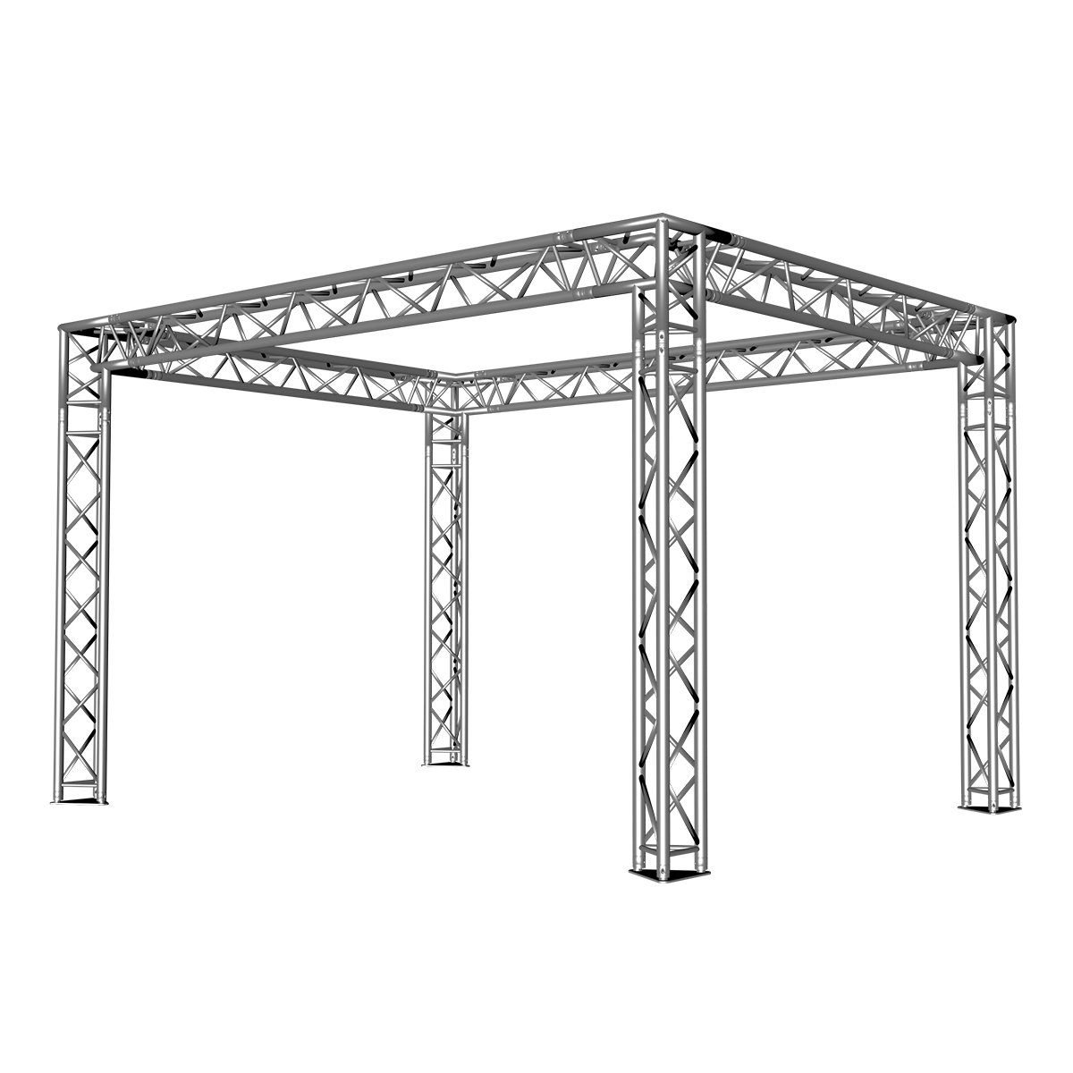 FORTEX FX33 driehoek truss beursstand carré 4x3x2,5 m FORTEX FX33 driehoek truss beursstand carré 4x3x2,5 m