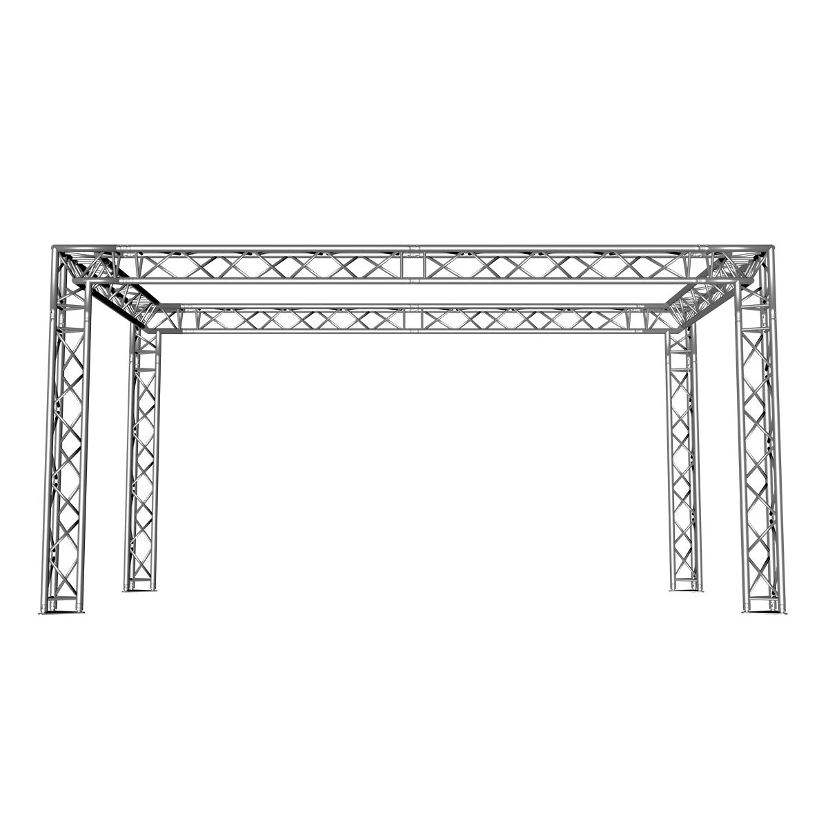 FORTEX FX33 driehoek truss beursstand carré 5x3x2,5 m FORTEX FX33 driehoek truss beursstand carré 5x3x2,5 m