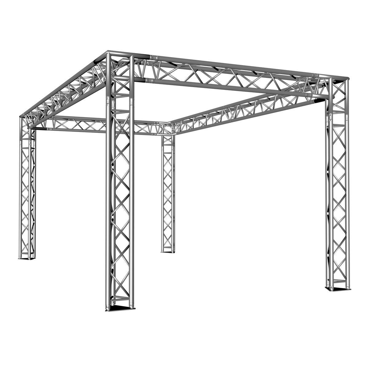 FORTEX FX33 driehoek truss beursstand carré 5x3x2,5 m FORTEX FX33 driehoek truss beursstand carré 5x3x2,5 m