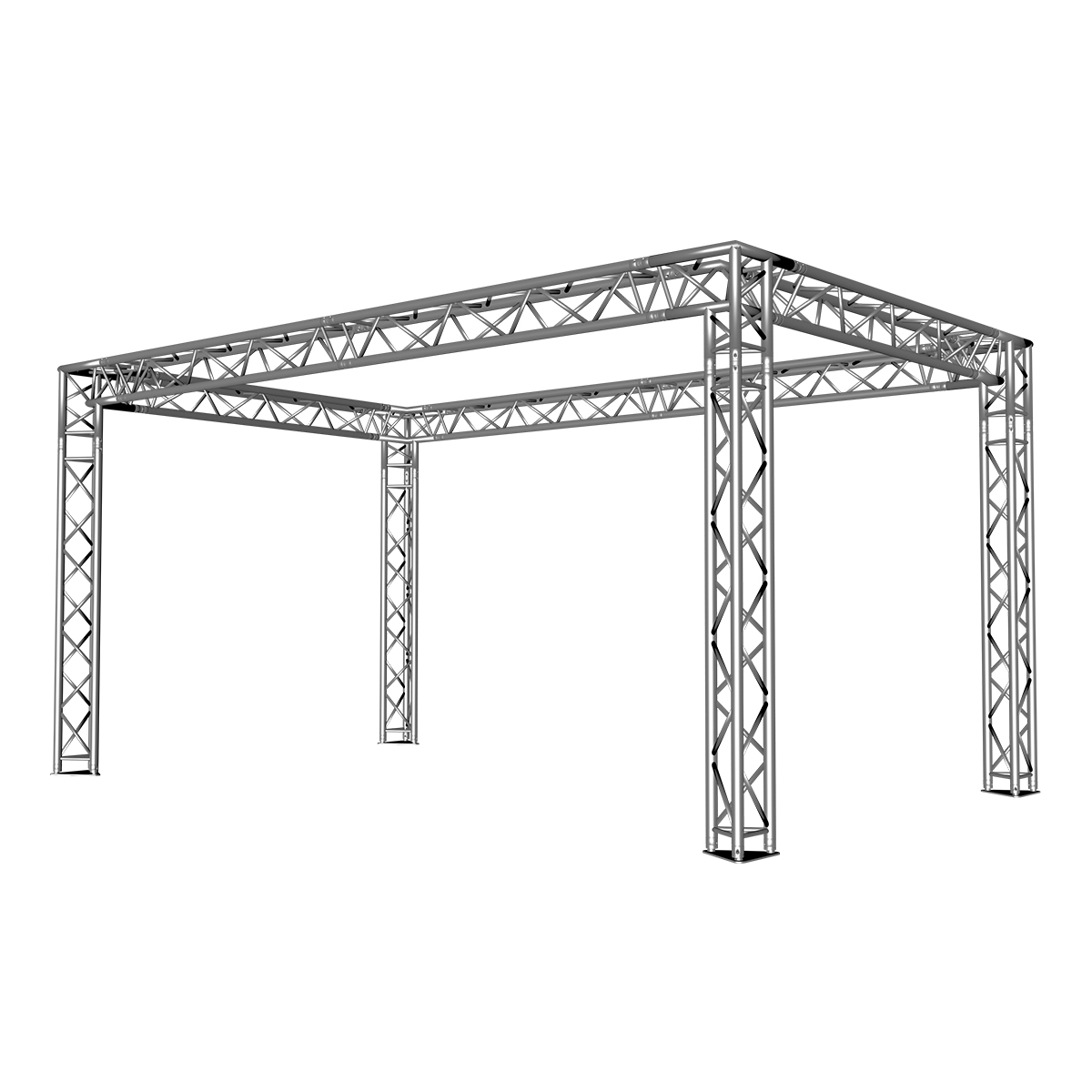 FORTEX FX33 driehoek truss beursstand carré 5x3x2,5 m FORTEX FX33 driehoek truss beursstand carré 5x3x2,5 m