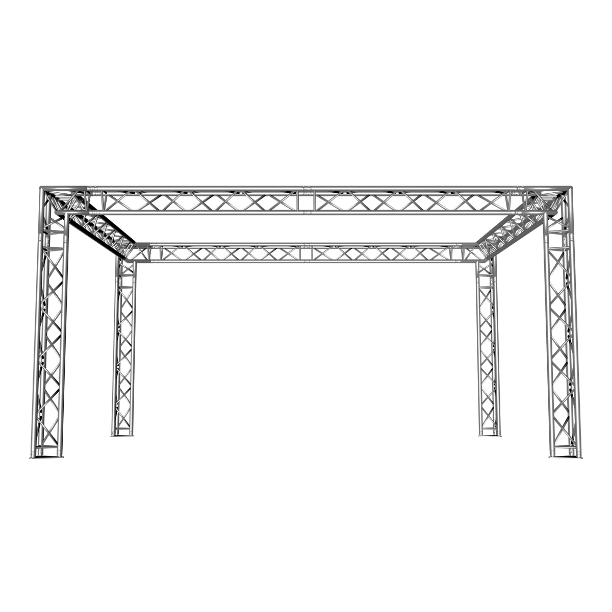 FORTEX FX33 driehoek truss beursstand carré 5x4x2,5 m FORTEX FX33 driehoek truss beursstand carré 5x4x2,5 m