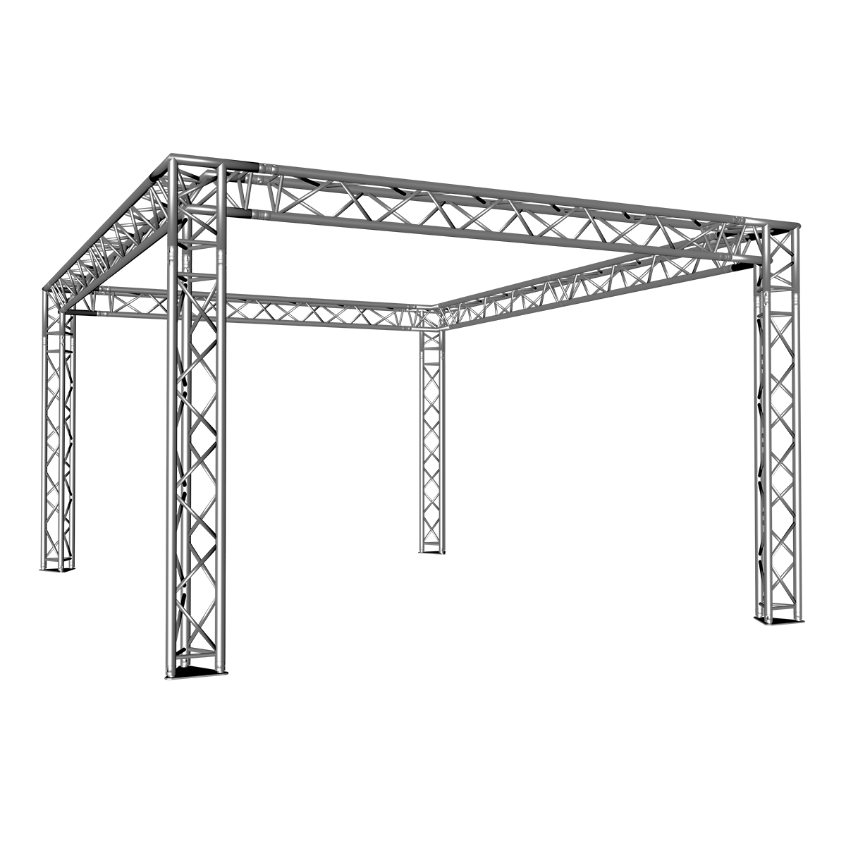 FORTEX FX33 driehoek truss beursstand carré 5x4x2,5 m FORTEX FX33 driehoek truss beursstand carré 5x4x2,5 m