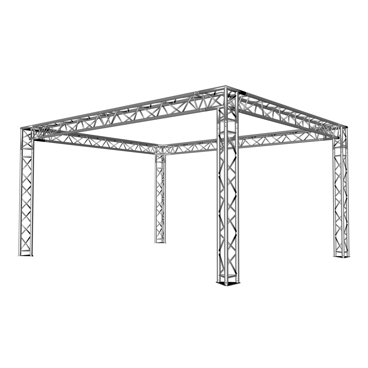 FORTEX FX33 driehoek truss beursstand carré 5x4x2,5 m FORTEX FX33 driehoek truss beursstand carré 5x4x2,5 m
