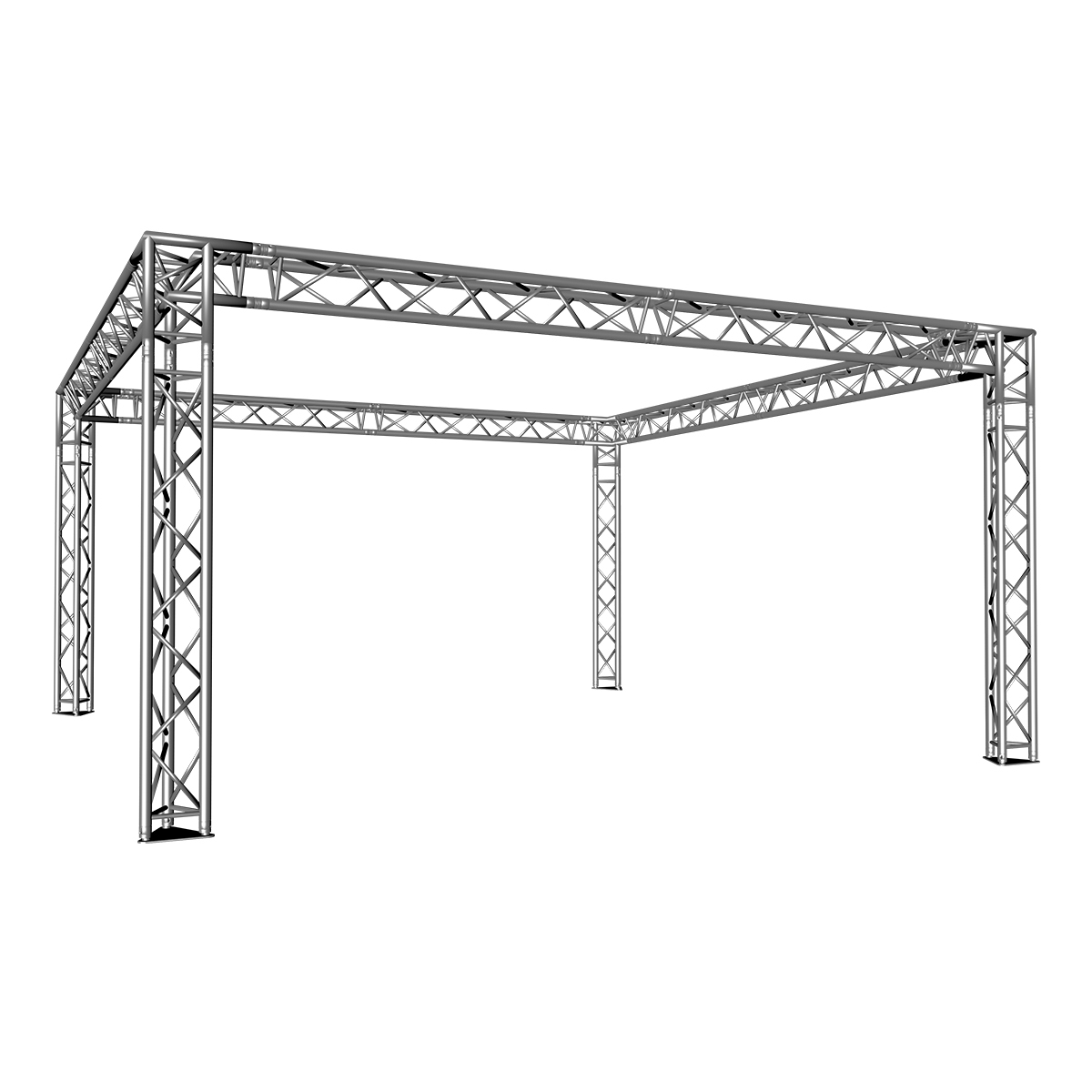 FORTEX FX33 driehoek truss beursstand carré 5x5x2,5 m FORTEX FX33 driehoek truss beursstand carré 5x5x2,5 m