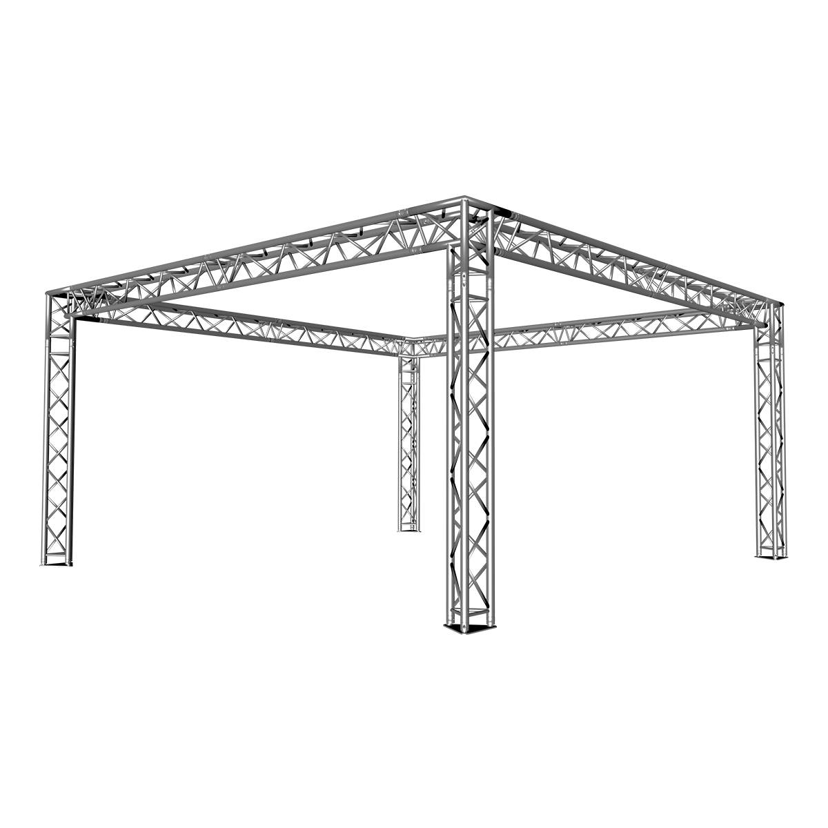 FORTEX FX33 driehoek truss beursstand carré 5x5x2,5 m FORTEX FX33 driehoek truss beursstand carré 5x5x2,5 m