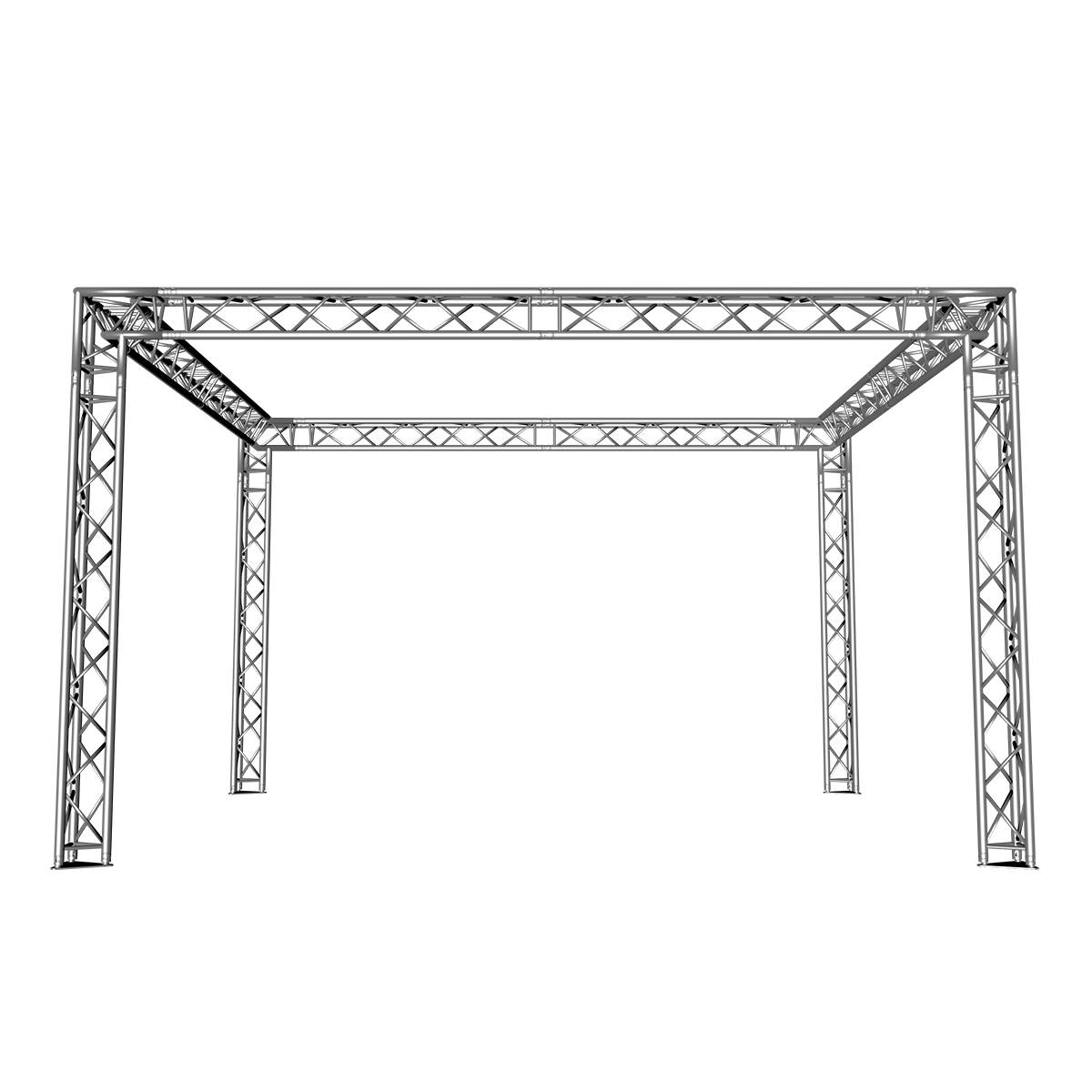FORTEX FX33 driehoek truss beursstand carré 5x5x3 m FORTEX FX33 driehoek truss beursstand carré 5x5x3 m