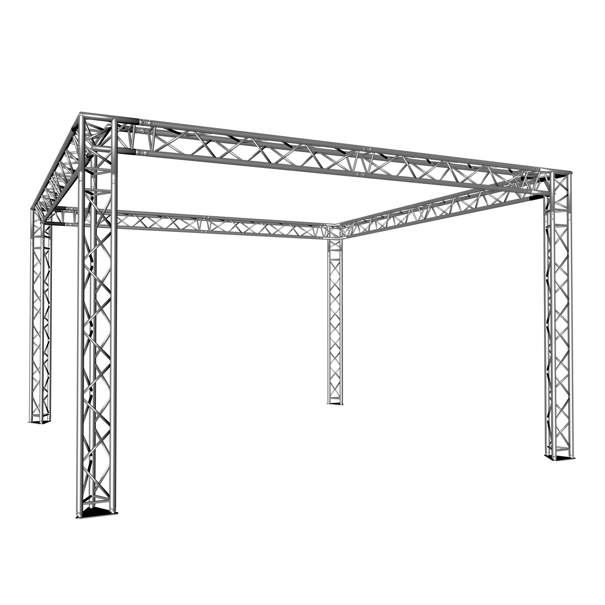 FORTEX FX33 driehoek truss beursstand carré 5x5x3 m FORTEX FX33 driehoek truss beursstand carré 5x5x3 m