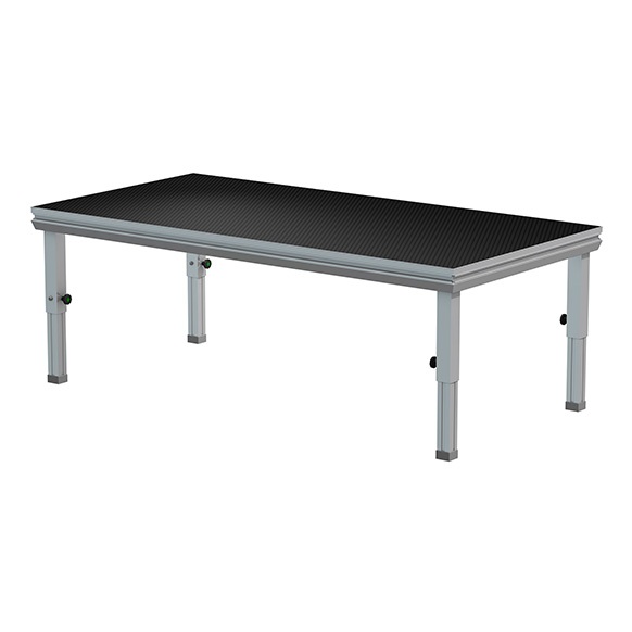 Power Dynamics Deck750 Top Line Hexa 200x100cm podiumdeel in- en outdoor Power Dynamics Deck750 Top Line Hexa 200x100cm podiumdeel in- en outdoor