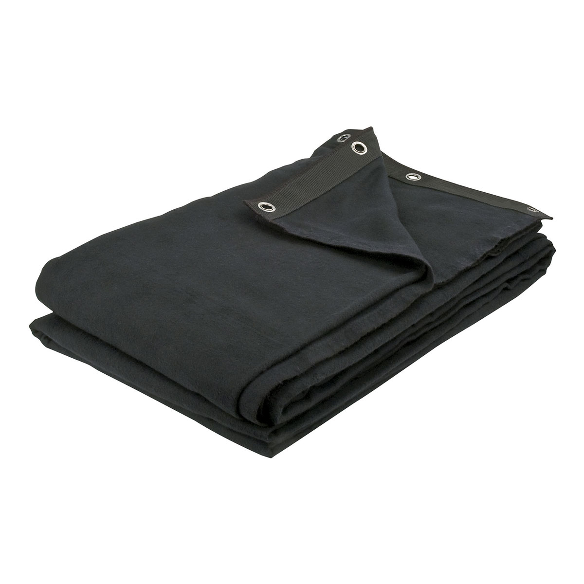 Showgear Dekomolton Backdrop 160 gram/m², zwart 6m (b) x 3m (h) Showgear Dekomolton Backdrop 160 gram/m², zwart 6m (b) x 3m (h)