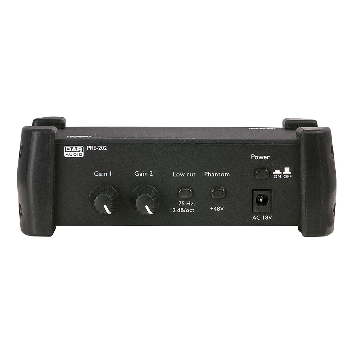 DAP PRE-202 Microfoon voorversterker 2-kanalen Jack/XLR