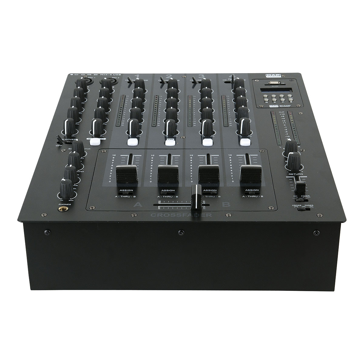 DAP CORE MIX-4 - DJ-mixer 4 kanalen met USB-interface DAP CORE MIX-4 - DJ-mixer 4 kanalen met USB-interface