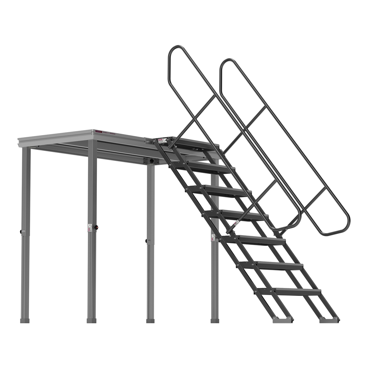 FORTEX Verstelbare Podium Trap 100 - 180cm FORTEX Verstelbare Podium Trap 100 - 180cm