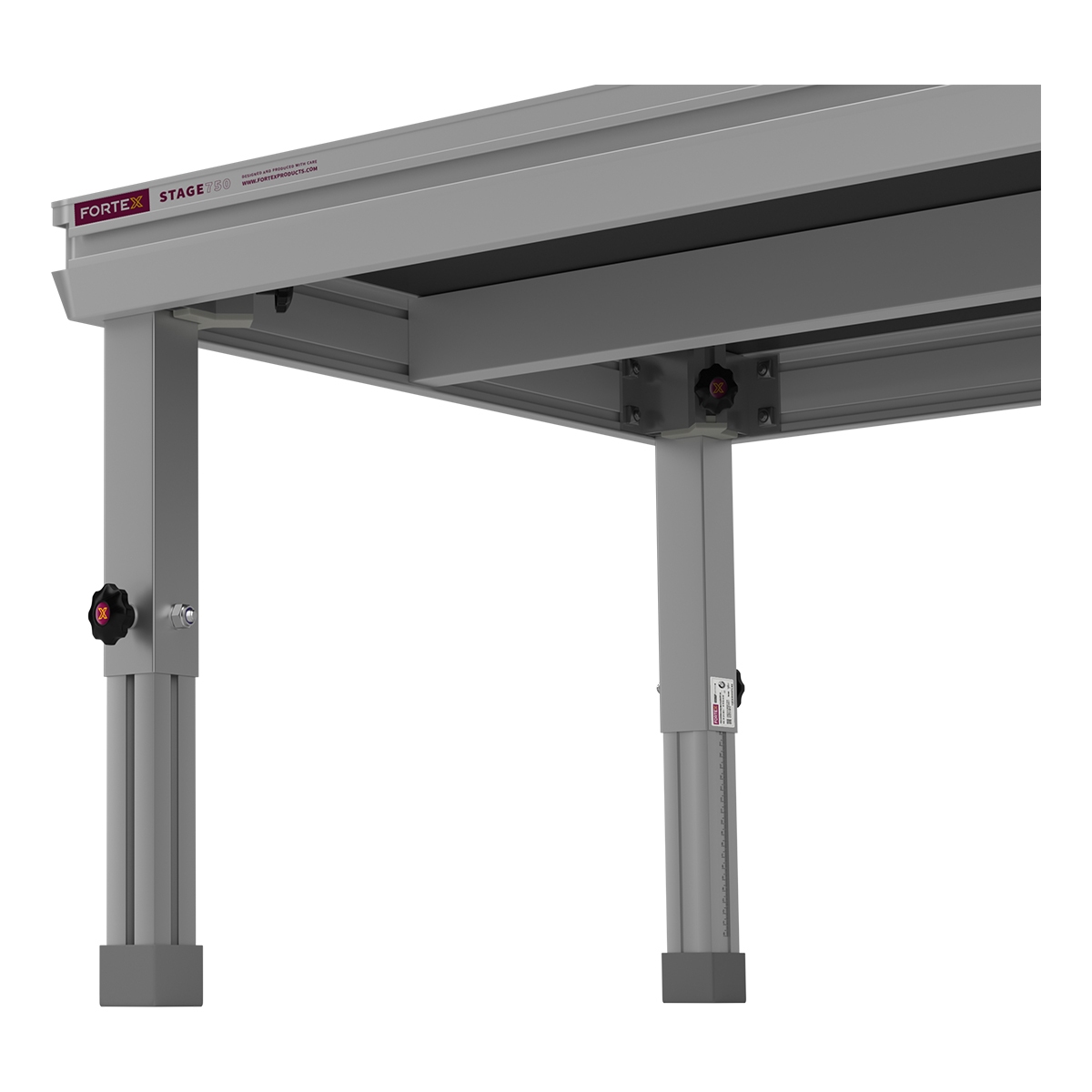 FORTEX Telescopische poot voor STAGE750 - podiumhoogte 60 - 100cm FORTEX Telescopische poot voor STAGE750 - podiumhoogte 60 - 100cm