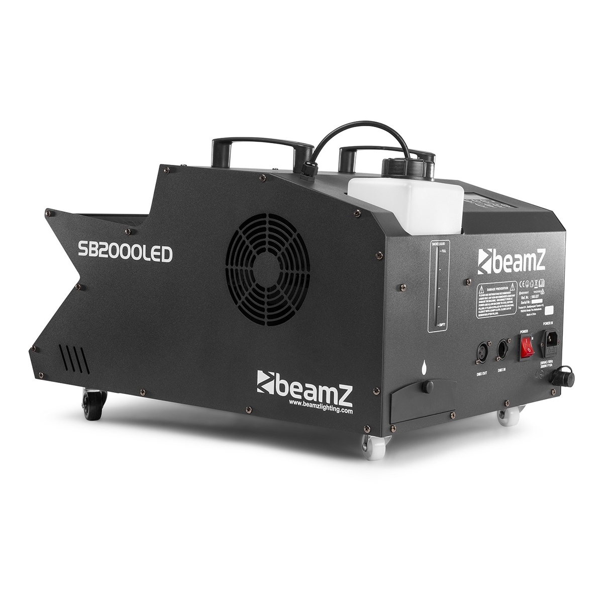 BeamZ SB2000LED Rook- en Bellenblaasmachine met LED's BeamZ SB2000LED Rook- en Bellenblaasmachine met LED's