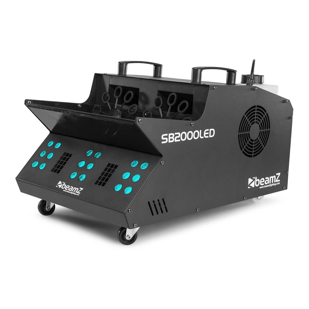 BeamZ SB2000LED Rook- en Bellenblaasmachine met LED's BeamZ SB2000LED Rook- en Bellenblaasmachine met LED's