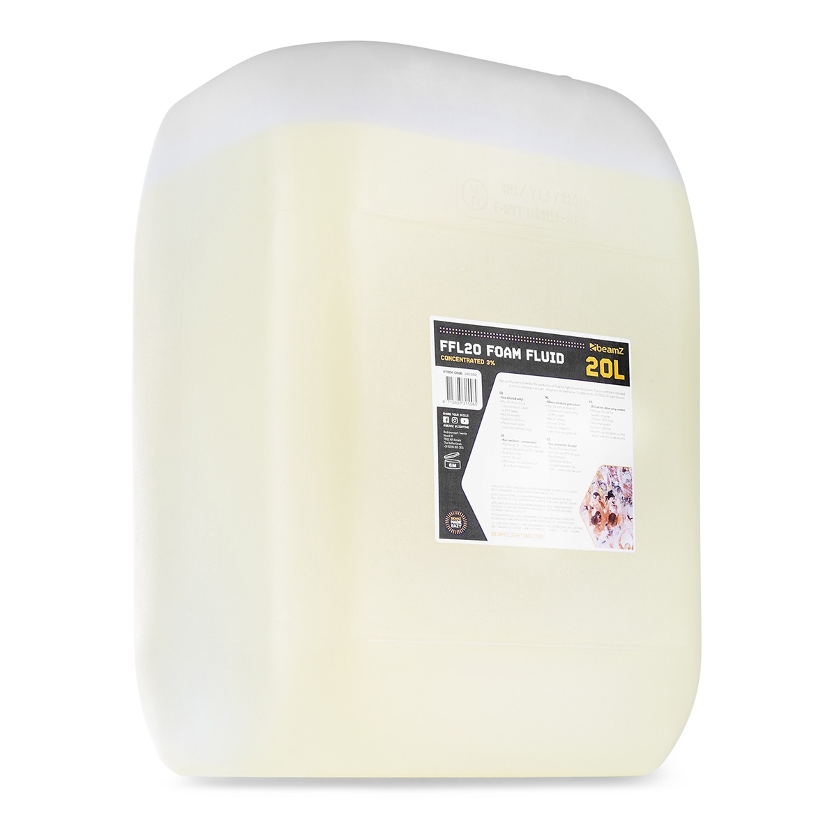 BeamZ FFL20 schuimvloeistof 20 liter - Geconcentreerd BeamZ FFL20 schuimvloeistof 20 liter - Geconcentreerd