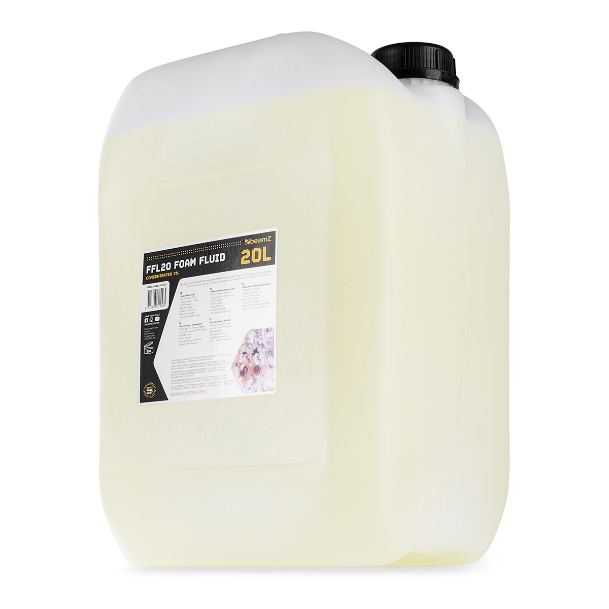 BeamZ FFL20 schuimvloeistof 20 liter - Geconcentreerd BeamZ FFL20 schuimvloeistof 20 liter - Geconcentreerd