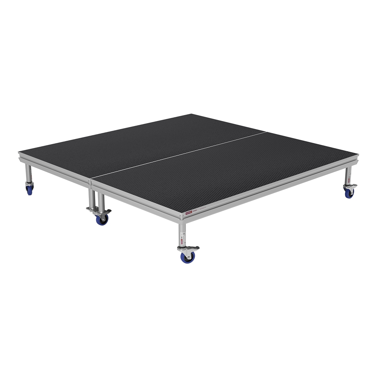 FORTEX STAGE750 poot met zwenkwiel/rem podiumhoogte 90cm FORTEX STAGE750 poot met zwenkwiel/rem podiumhoogte 90cm
