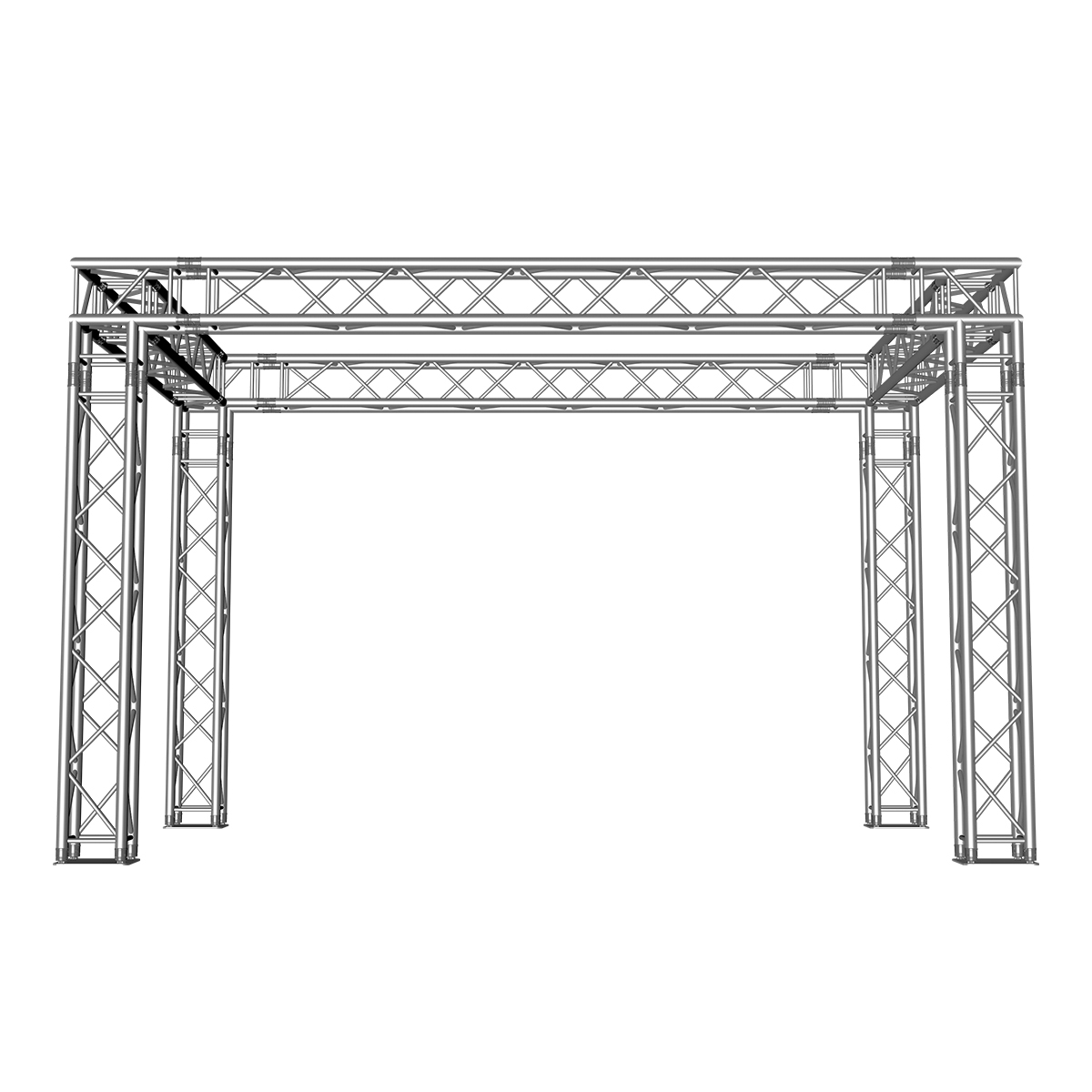 FORTEX FX34 vierkant truss beursstand carré 4x3x2,5 m FORTEX FX34 vierkant truss beursstand carré 4x3x2,5 m