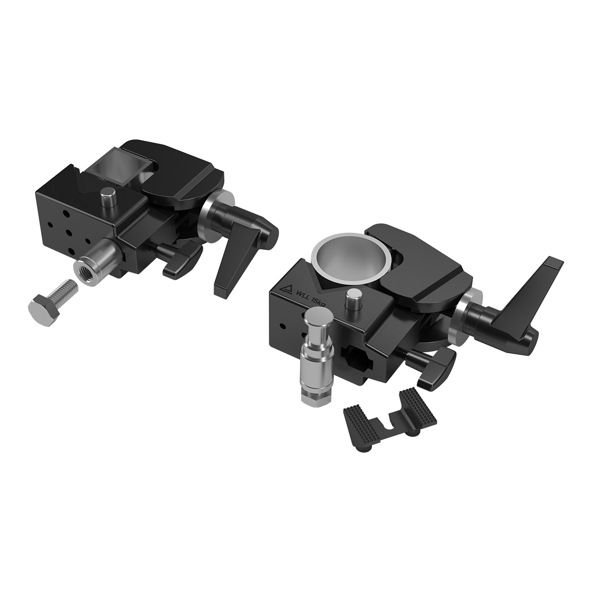 FORTEX Super Clamp 035 WLL 15kg 30-51mm zwart inclusief Spigot FORTEX Super Clamp 035 WLL 15kg 30-51mm zwart inclusief Spigot