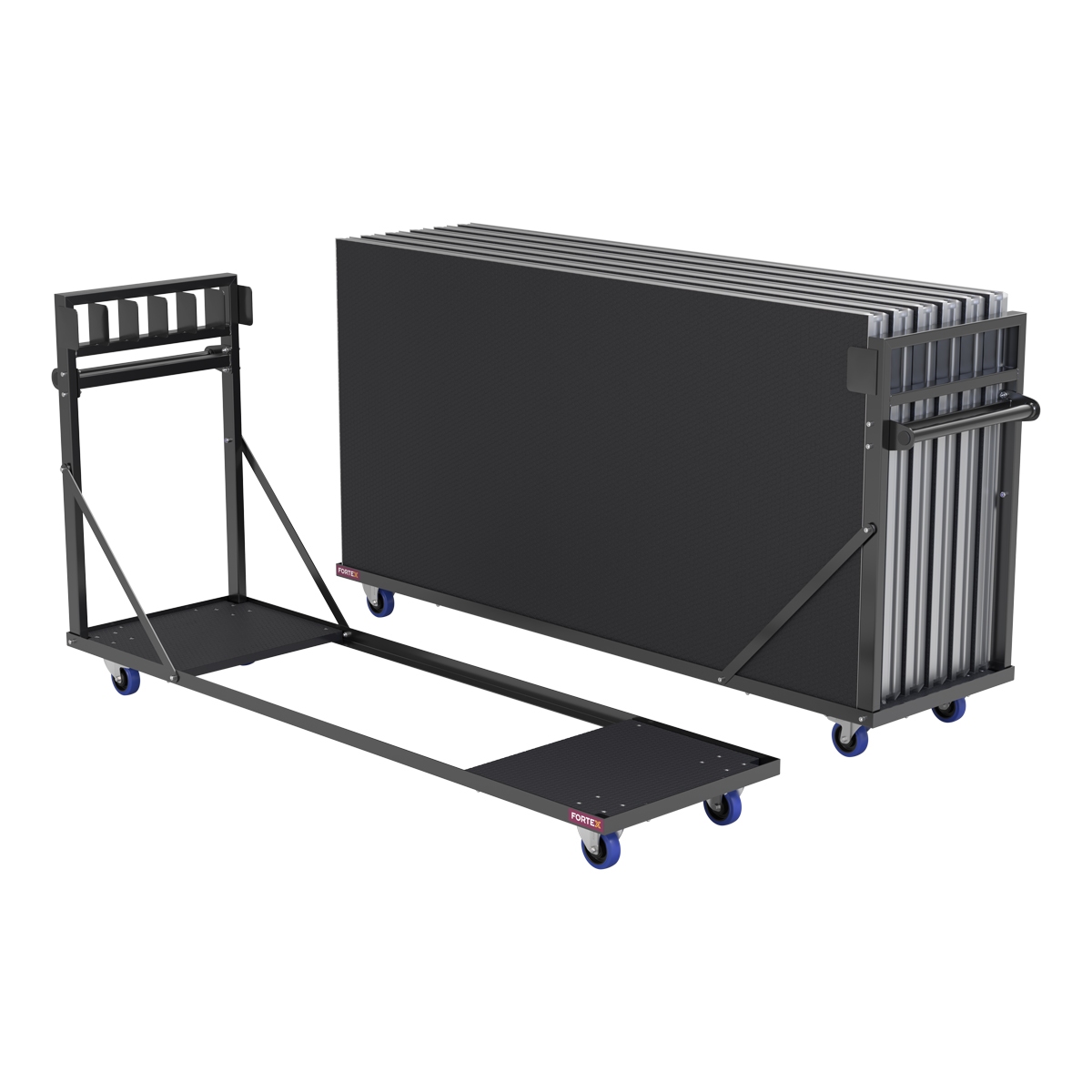 FORTEX STAGE750 Transport Dolly voor 6 Stage Decks FORTEX STAGE750 Transport Dolly voor 6 Stage Decks