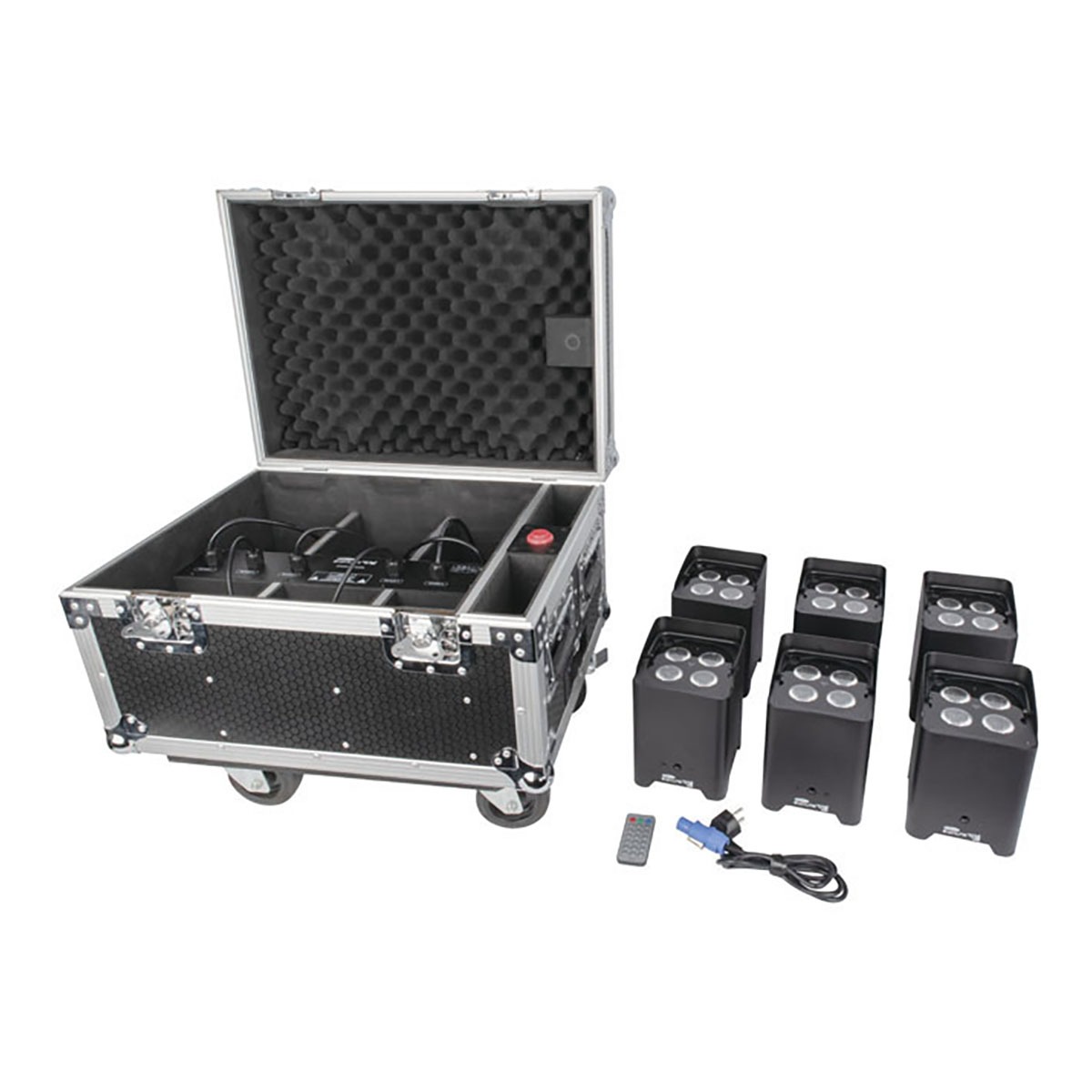 Showtec EventLITE 4/10 Q6 Set Flight Case incl. 6 x EventLITE 4/10 Q6 Showtec EventLITE 4/10 Q6 Set Flight Case incl. 6 x EventLITE 4/10 Q6
