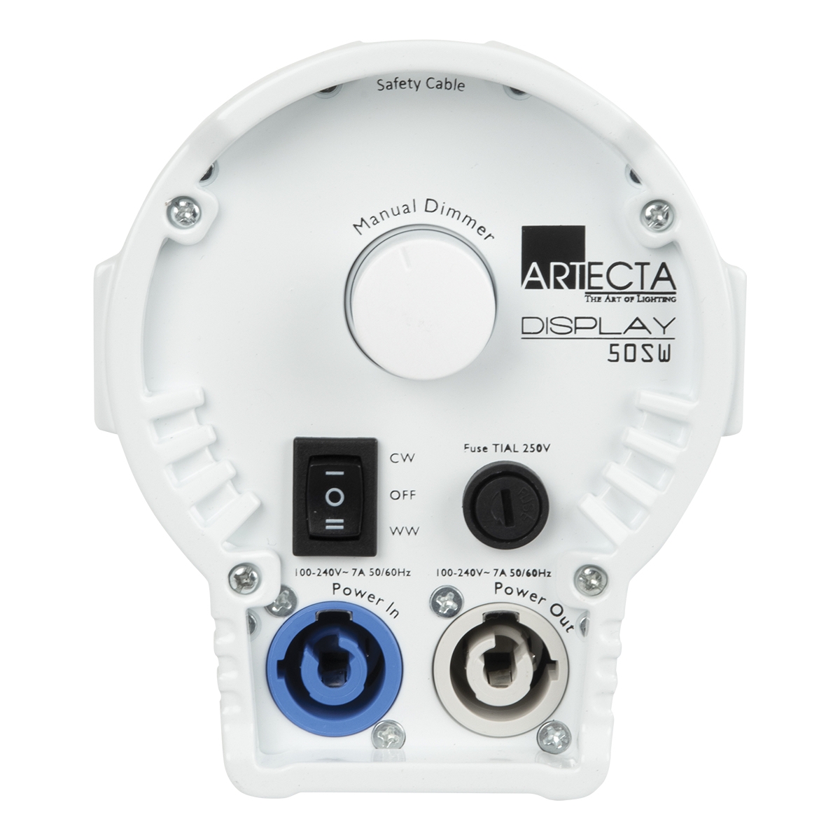 Artecta Display Fresnel 50 SW 50 W Schakelbaar Witte LED Fresnel - Wit Artecta Display Fresnel 50 SW 50 W Schakelbaar Witte LED Fresnel - Wit