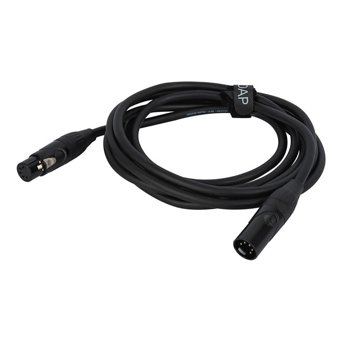 DAP PRO FLX08 - DMX/AES-EBU kabel 5-polig XLR Male/Female - 3 m