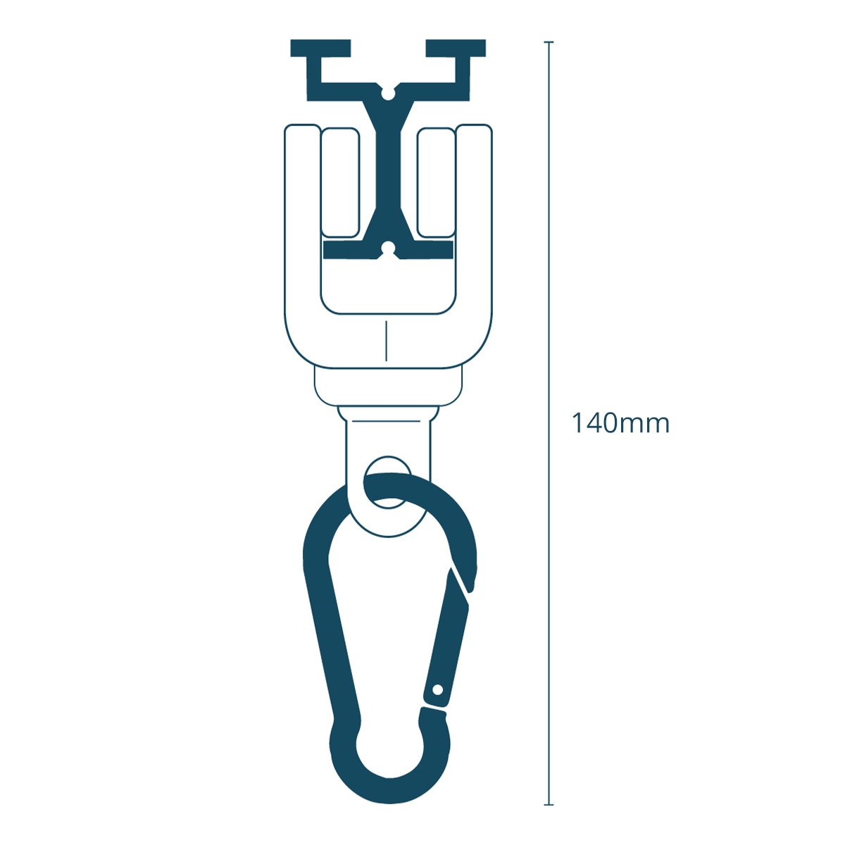 WENTEX® Eurotrack - Gordijnrail lengte 200cm zwart WENTEX® Eurotrack - Gordijnrail lengte 200cm zwart