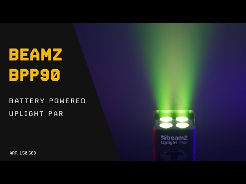 BeamZ BBP90 Battery Uplight Par 4x 4W - 150.588