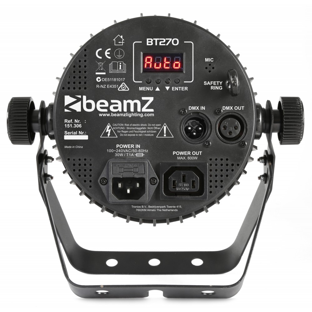 BeamZ Professional BT270 LED Par RGBW BeamZ Professional BT270 LED Par RGBW