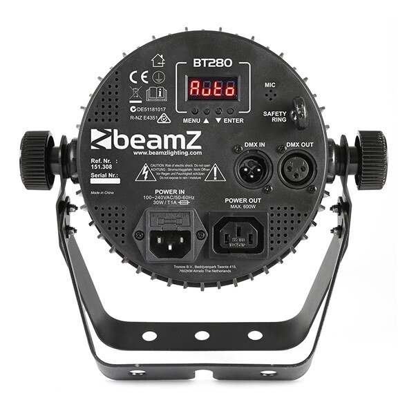 BeamZ Professional BT280 LED Par RGBAW-UV BeamZ Professional BT280 LED Par RGBAW-UV
