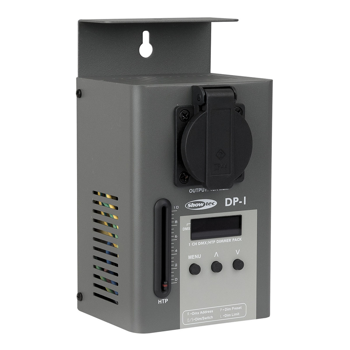 Showtec Single DP-1 1-kanaals DMX dimmer/schakelpack Showtec Single DP-1 1-kanaals DMX dimmer/schakelpack