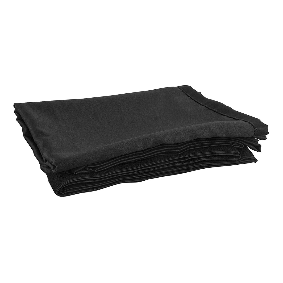 WENTEX® Pipe & Drape Medium Gloss Satin gordijn 300x400cm (bxh) 165 gram/m² geplooid - zwart WENTEX® Pipe & Drape Medium Gloss Satin gordijn 300x400cm (bxh) 165 gram/m² geplooid - zwart