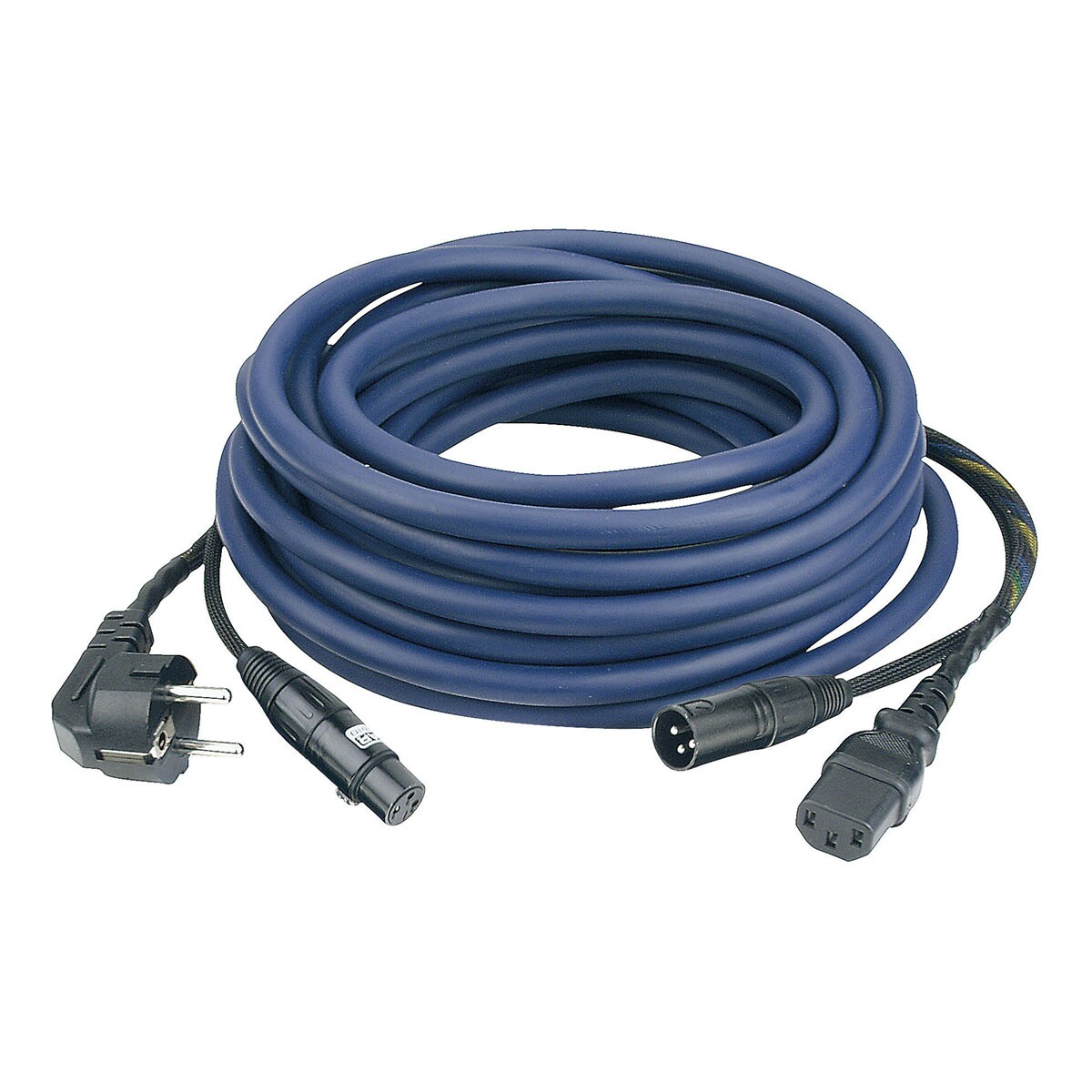 DAP FP08 Audio Power / Signaal combikabel blauw - 20 m DAP FP08 Audio Power / Signaal combikabel blauw - 20 m