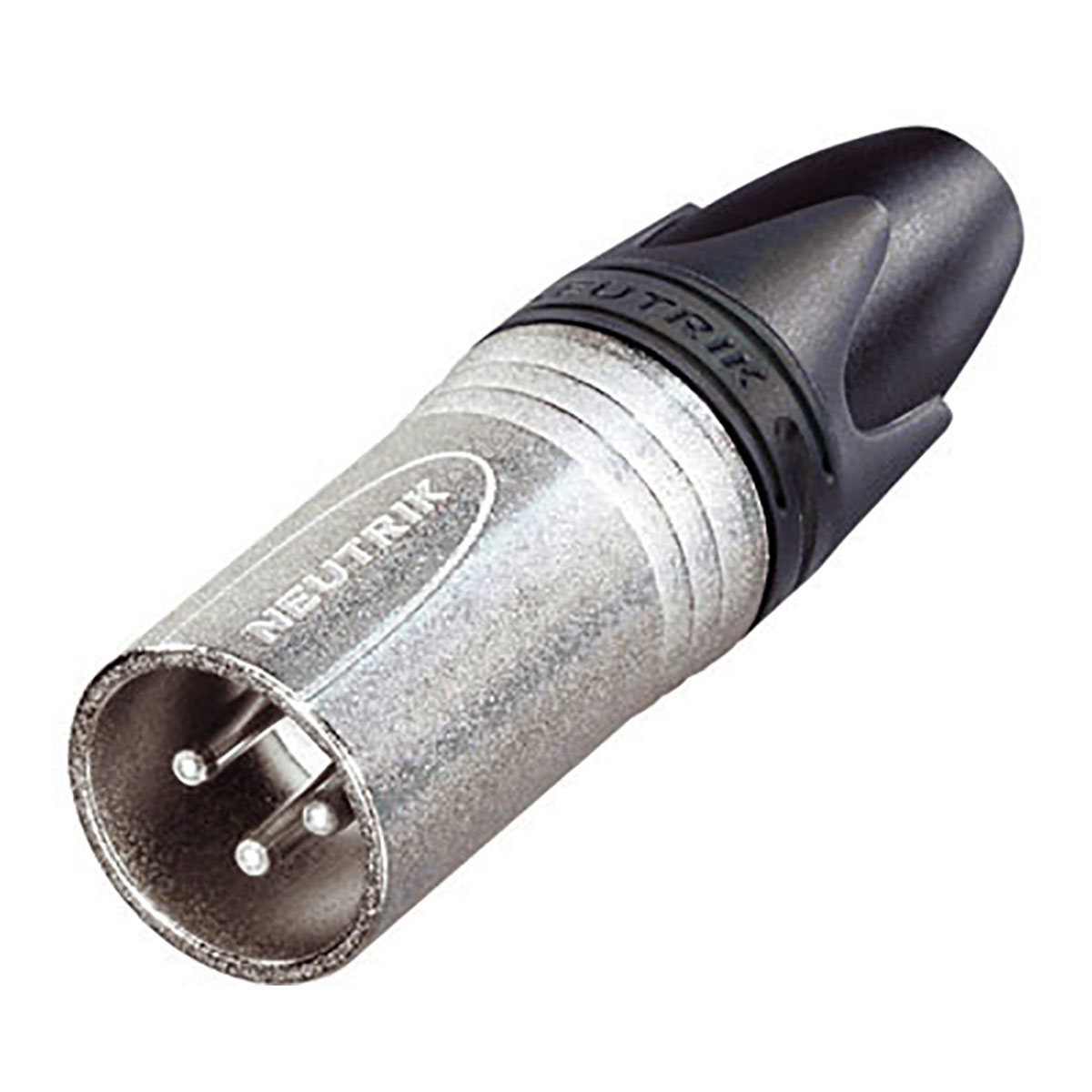 Neutrik® NC3MXX XLR 3p. Connector Male Zwarte metalen behuizing, zilveren contacten Neutrik® NC3MXX XLR 3p. Connector Male Zwarte metalen behuizing, zilveren contacten