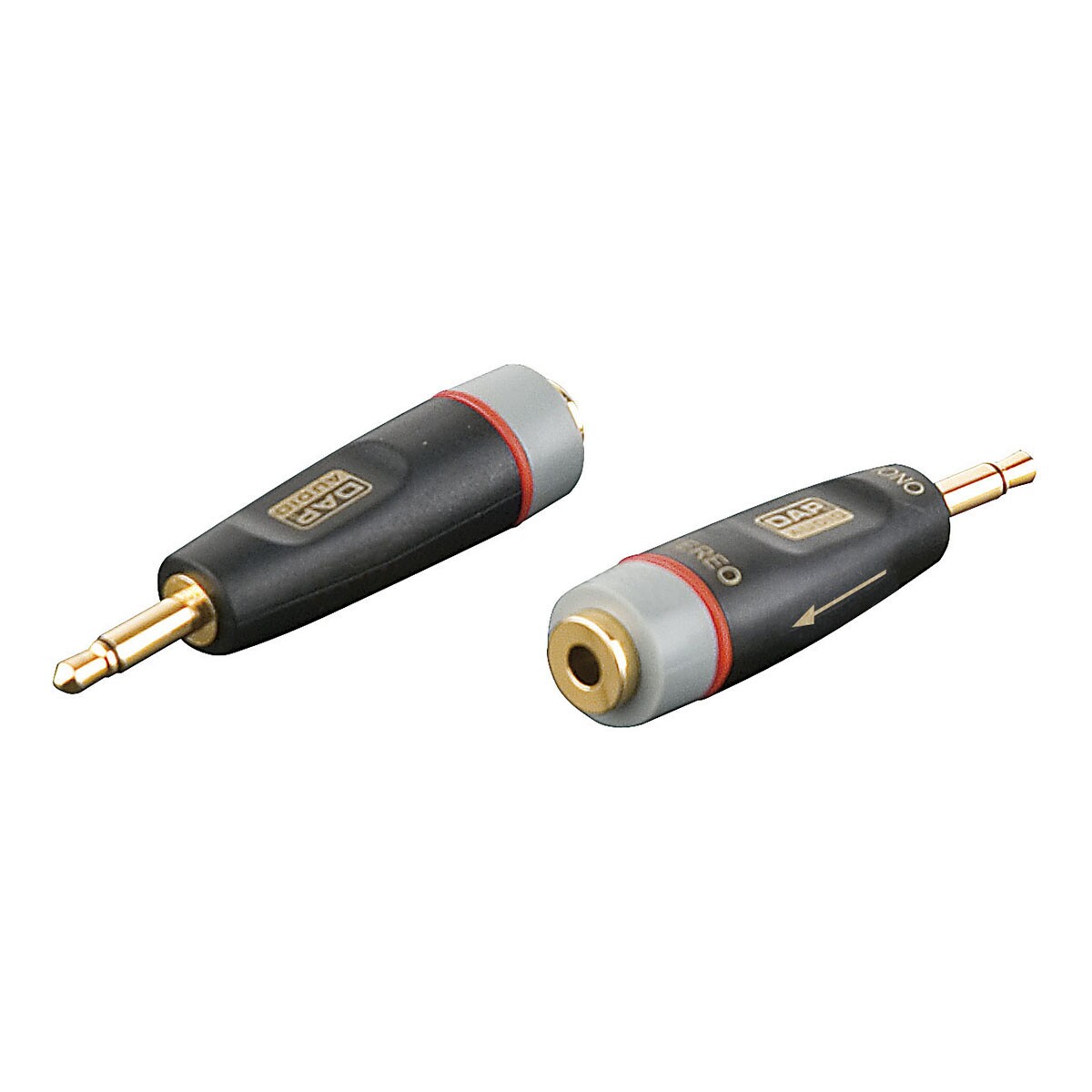 DAP XGA07 - Verloop-plug Mini-jack male mono naar Mini-jack female stereo DAP XGA07 - Verloop-plug Mini-jack male mono naar Mini-jack female stereo