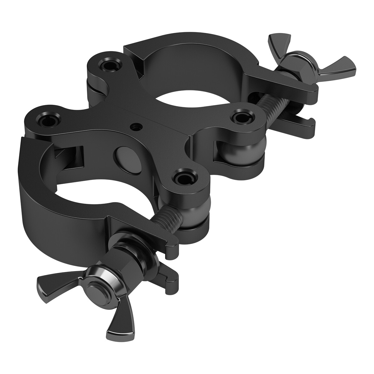 FORTEX Slimline Swivel Coupler truss klem WLL 200kg buis Ø48-51mm zwart FORTEX Slimline Swivel Coupler truss klem WLL 200kg buis Ø48-51mm zwart