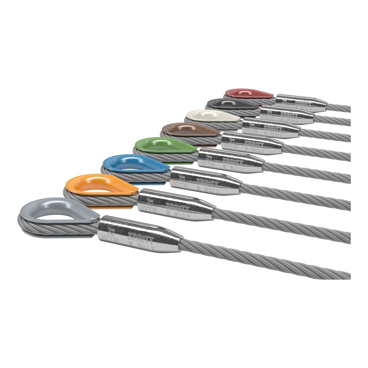 FORTEX Steel 3 meter - Ø10mm 1T staalkabel 6x 36 + stk certificaat FORTEX Steel 3 meter - Ø10mm 1T staalkabel 6x 36 + stk certificaat