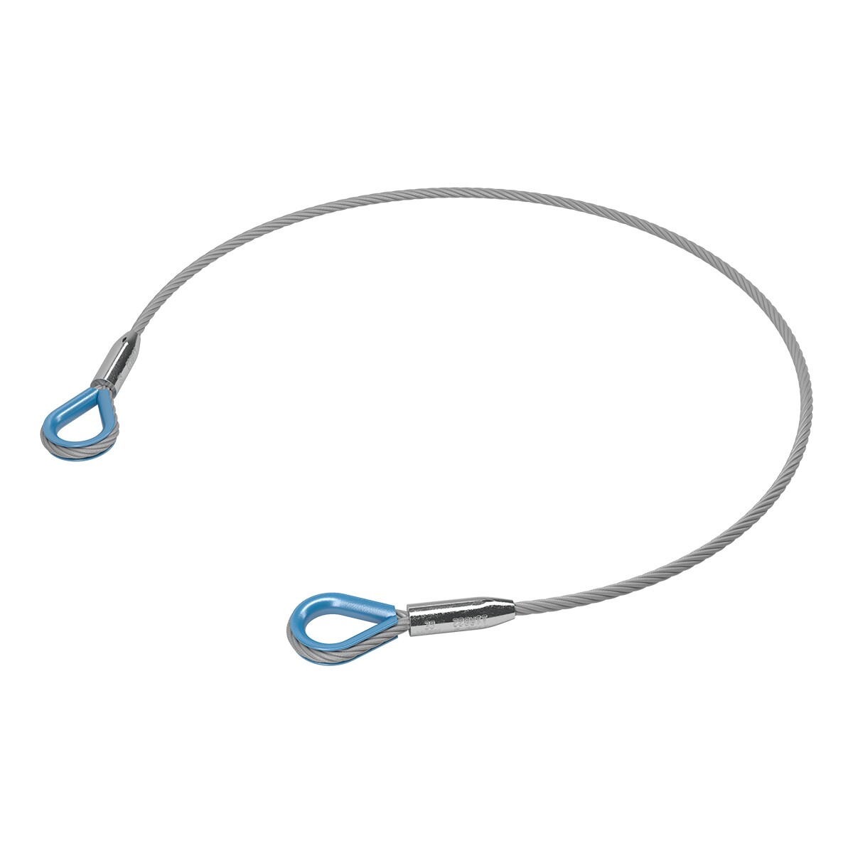 FORTEX Steel 1,5 meter - Ø10mm 1T staalkabel 6x 36 + stk certificaat FORTEX Steel 1,5 meter - Ø10mm 1T staalkabel 6x 36 + stk certificaat