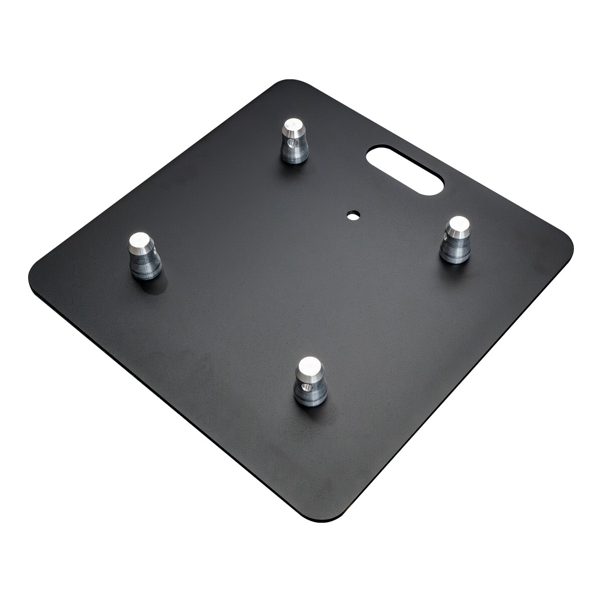 Universele truss baseplate staal 45 x 45 cm - 6mm dik verzinkt Universele truss baseplate staal 45 x 45 cm - 6mm dik verzinkt