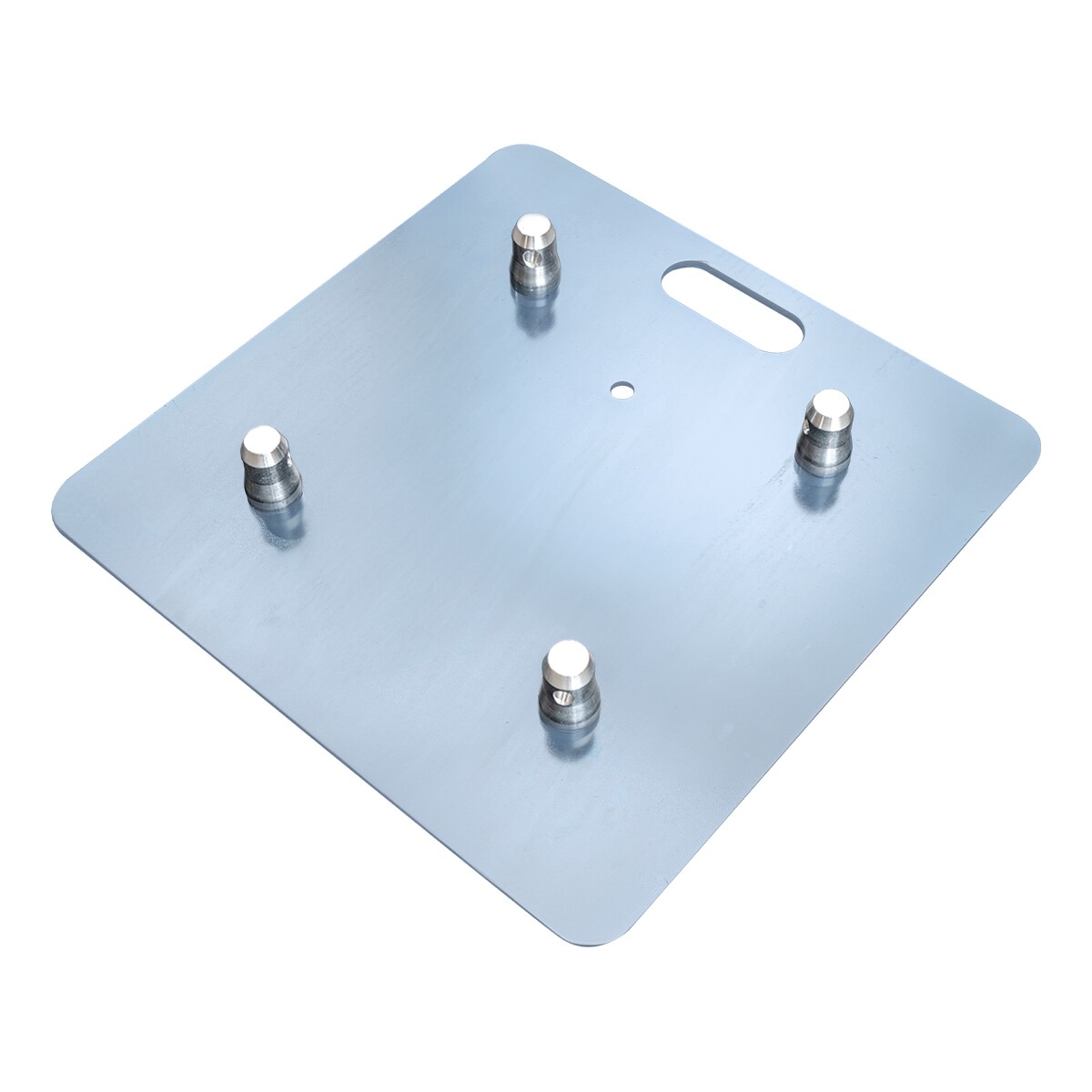Universele truss baseplate staal 45 x 45 cm - 6mm dik verzinkt Universele truss baseplate staal 45 x 45 cm - 6mm dik verzinkt