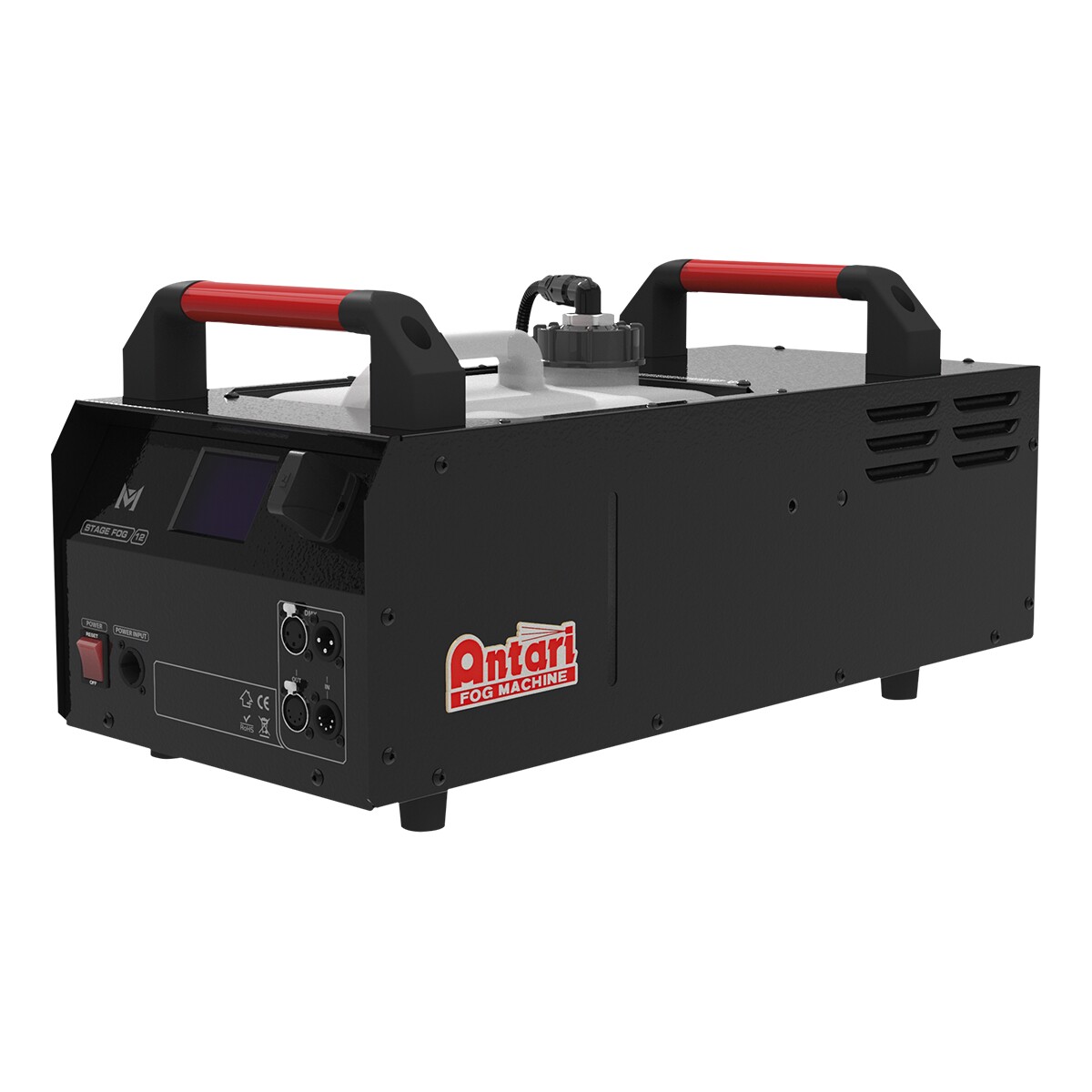 Antari M-12 2000 W podiumrookmachine met dubbele uitgang Antari M-12 2000 W podiumrookmachine met dubbele uitgang