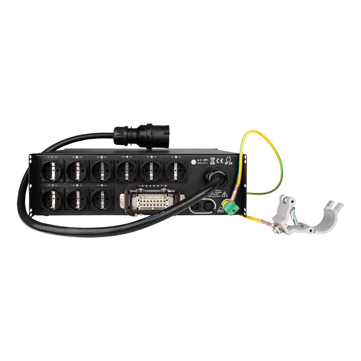 Showgear PowerCore aardingskabel 5,0 m, 25 mm² met 2x M10 kabelogen Showgear PowerCore aardingskabel 5,0 m, 25 mm² met 2x M10 kabelogen