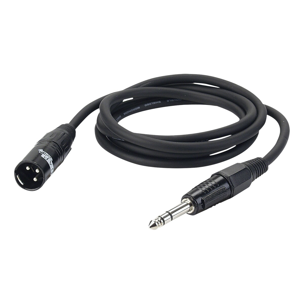 DAP FL04 verloopkabel XLR male 3-polig naar jack TRS stereo - 3 m DAP FL04 verloopkabel XLR male 3-polig naar jack TRS stereo - 3 m