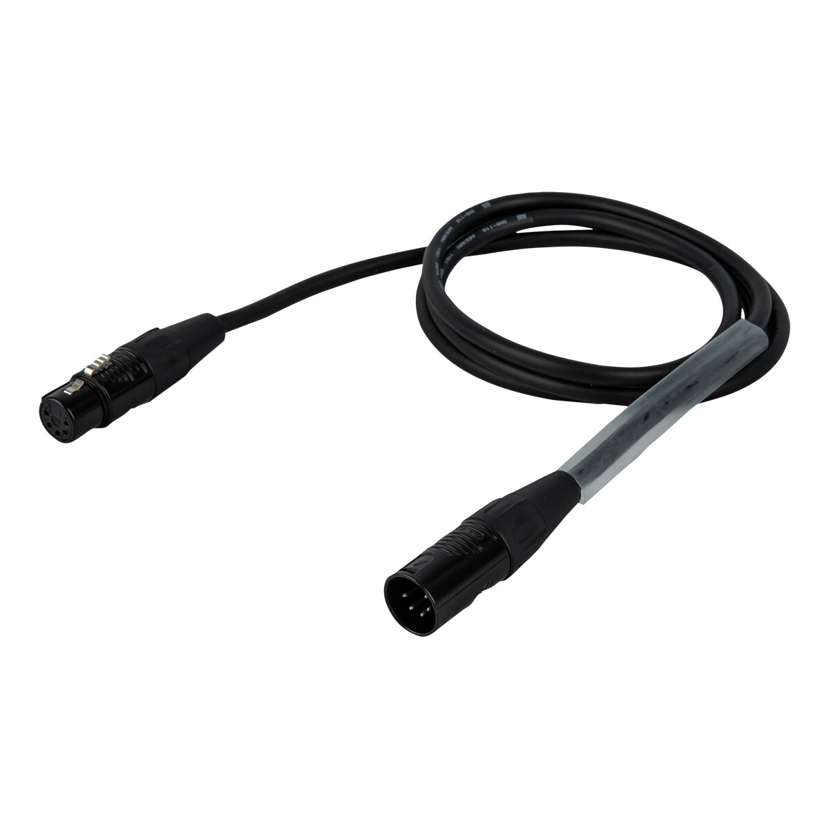 DAP FLR08 DMX-kabel XLR male 5‑polig naar XLR female 5‑polig, 1,5 m, zwart, verzilverde contacten DAP FLR08 DMX-kabel XLR male 5‑polig naar XLR female 5‑polig, 1,5 m, zwart, verzilverde contacten