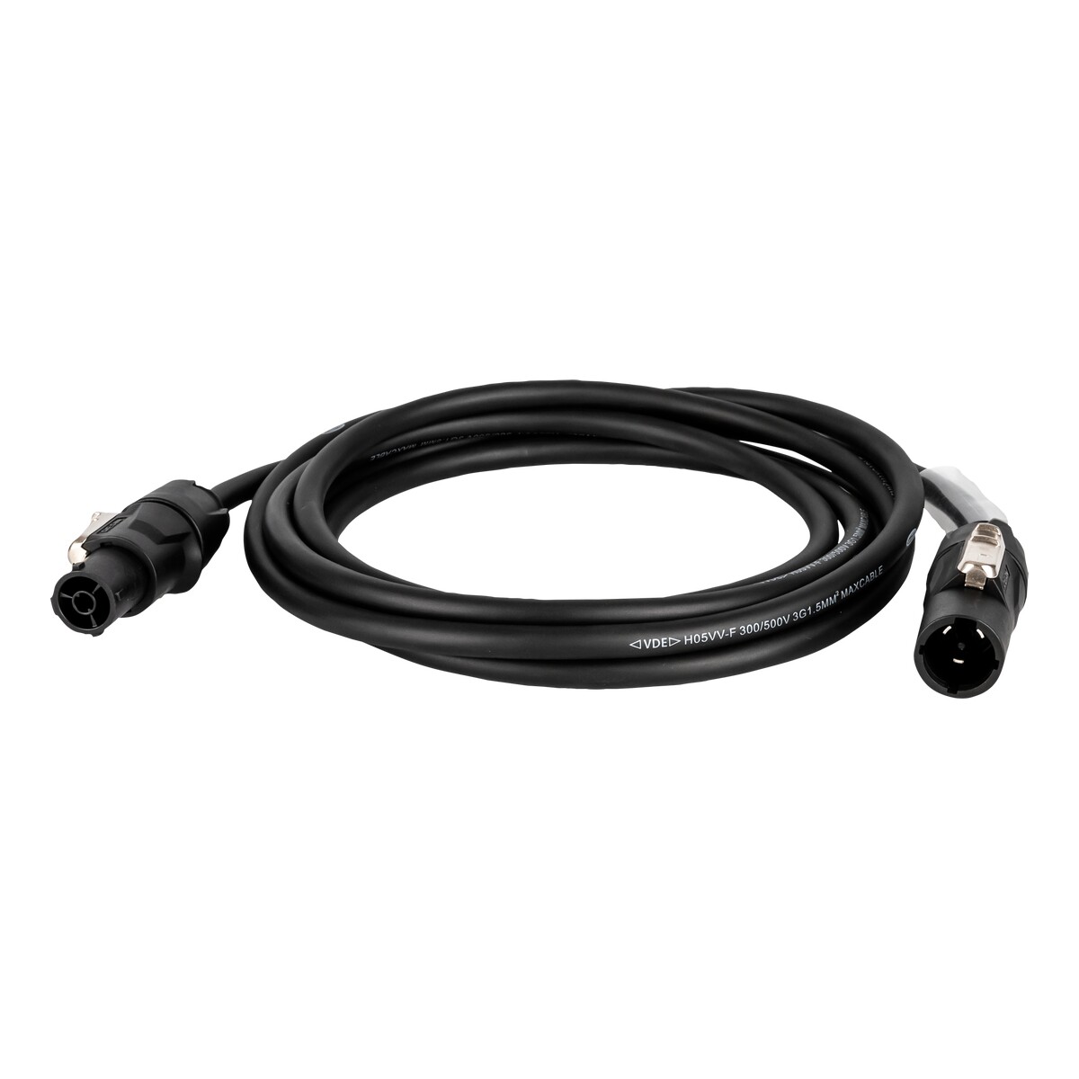 DAP stroomkabel REAN PowerX 3x 1,5 mm² – male naar female, 3 m DAP stroomkabel REAN PowerX 3x 1,5 mm² – male naar female, 3 m
